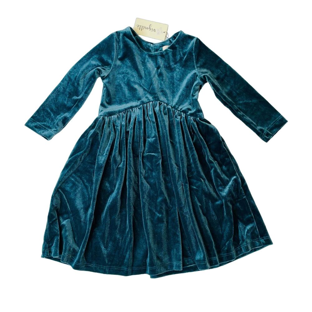 NWT Vignette Size 14Y Teal Charlotte Dress